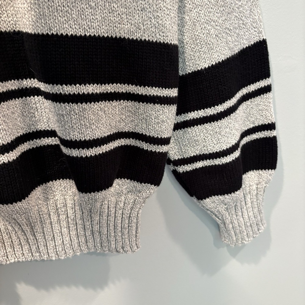 Vtg 90s Headline Sports Washington Capitals Screaming Eagle Heavy Knit Sweater - Picture 8 of 11